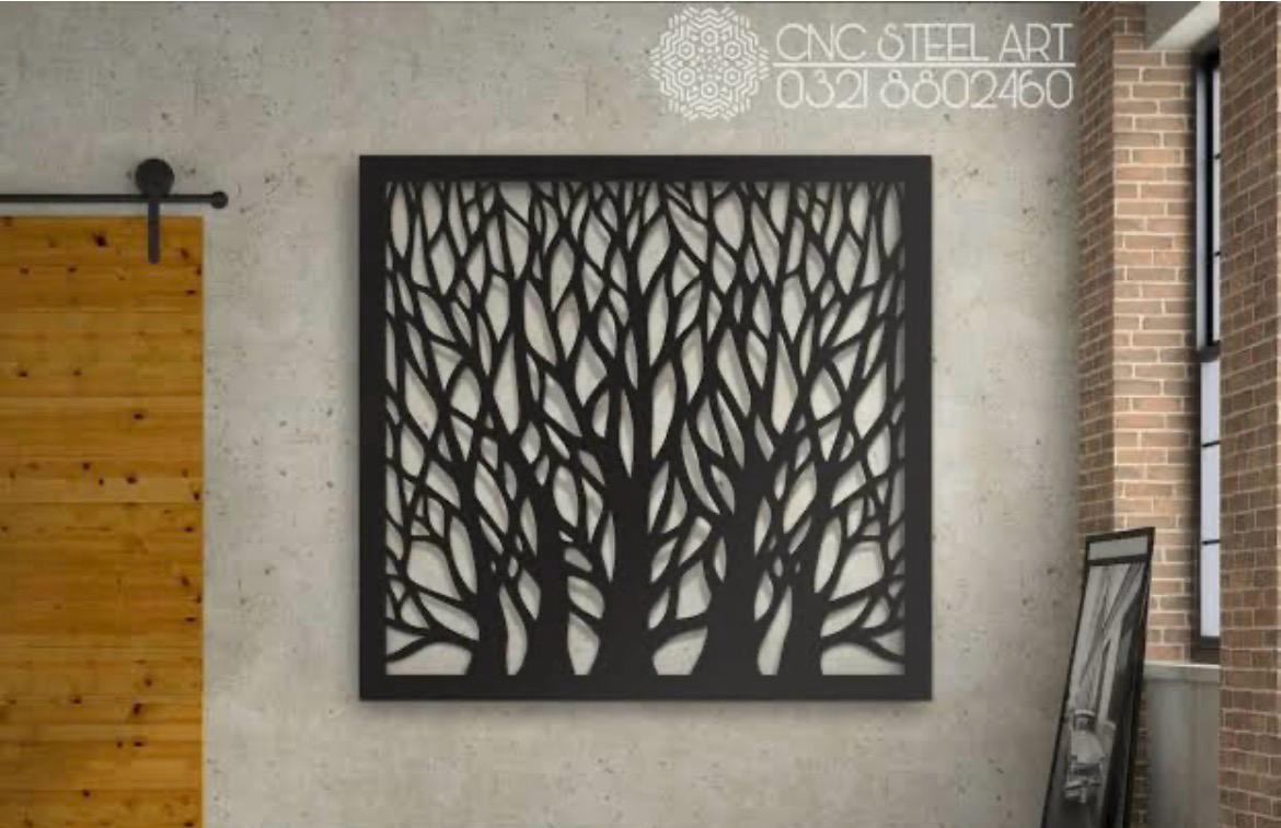Decorative Aluminum Panel Wall Art Laser Cut Privacy Screen Indoor Outdoor Architectural Panel