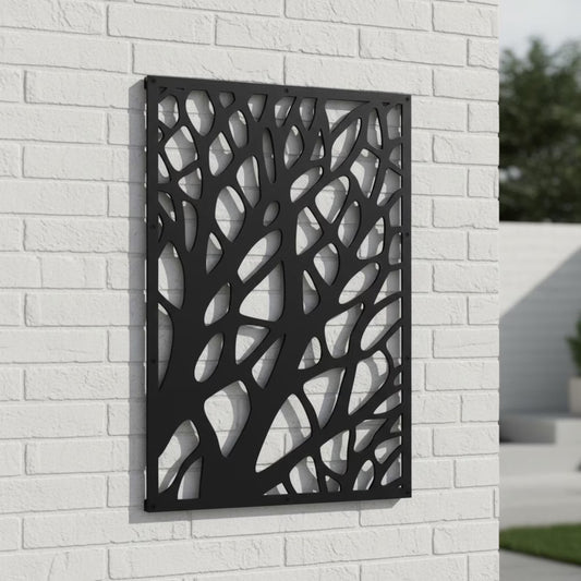 Decorative Aluminum Panel Wall Art Laser Cut Privacy Screen Indoor Outdoor Architectural Panel