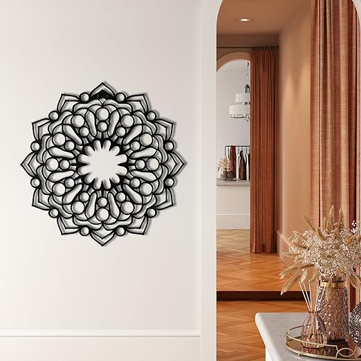 Metal Wall Decor, Mandala 2, Home Living Room Decor,