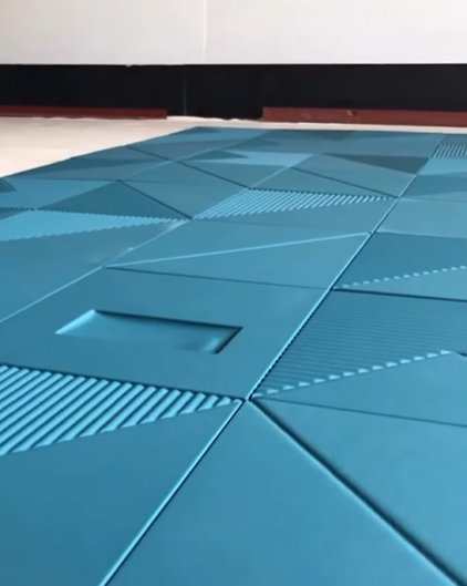 Elegant 3D Leather Finish MDF Wall Art with a Super Fine Updated Color