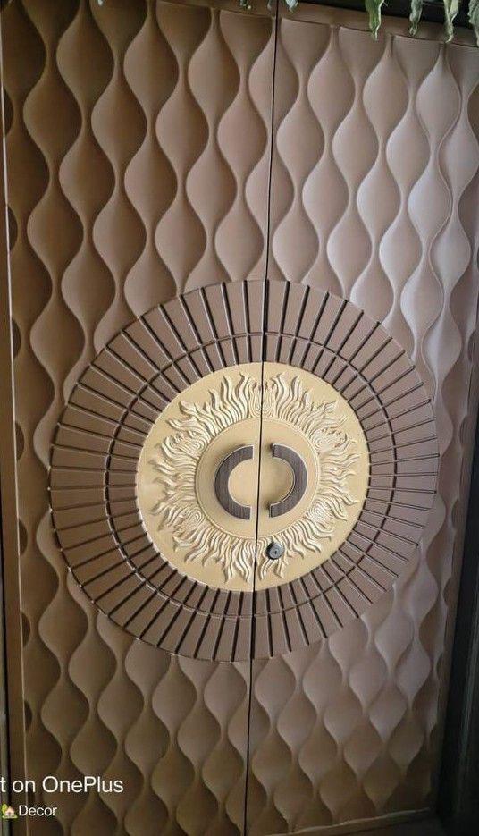 Custom Wodden Door Textured Two Door