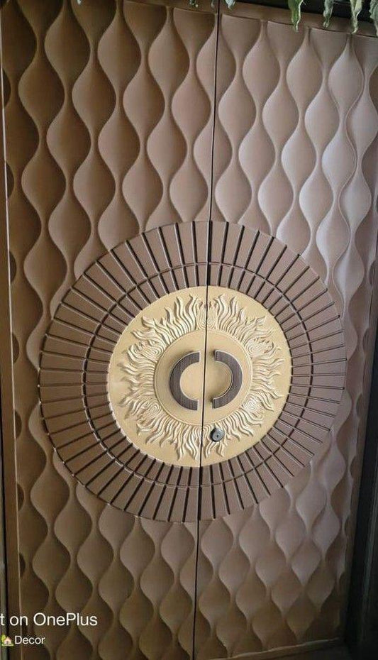 Custom Wodden Door Textured Two Door