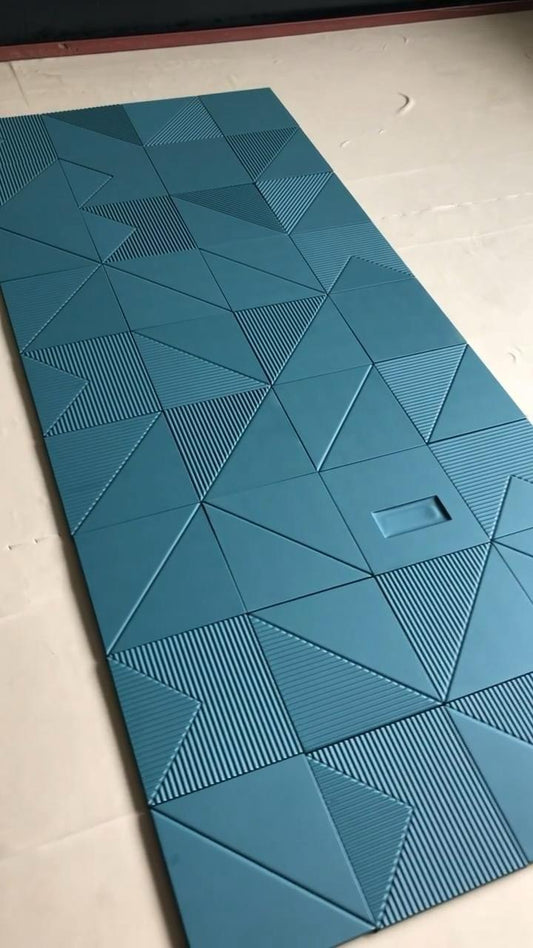 Elegant 3D Leather Finish MDF Wall Art with a Super Fine Updated Color