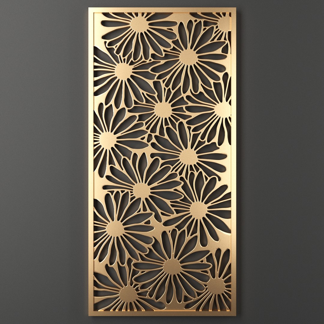 3D Decorative Panel Model - TurboSquid