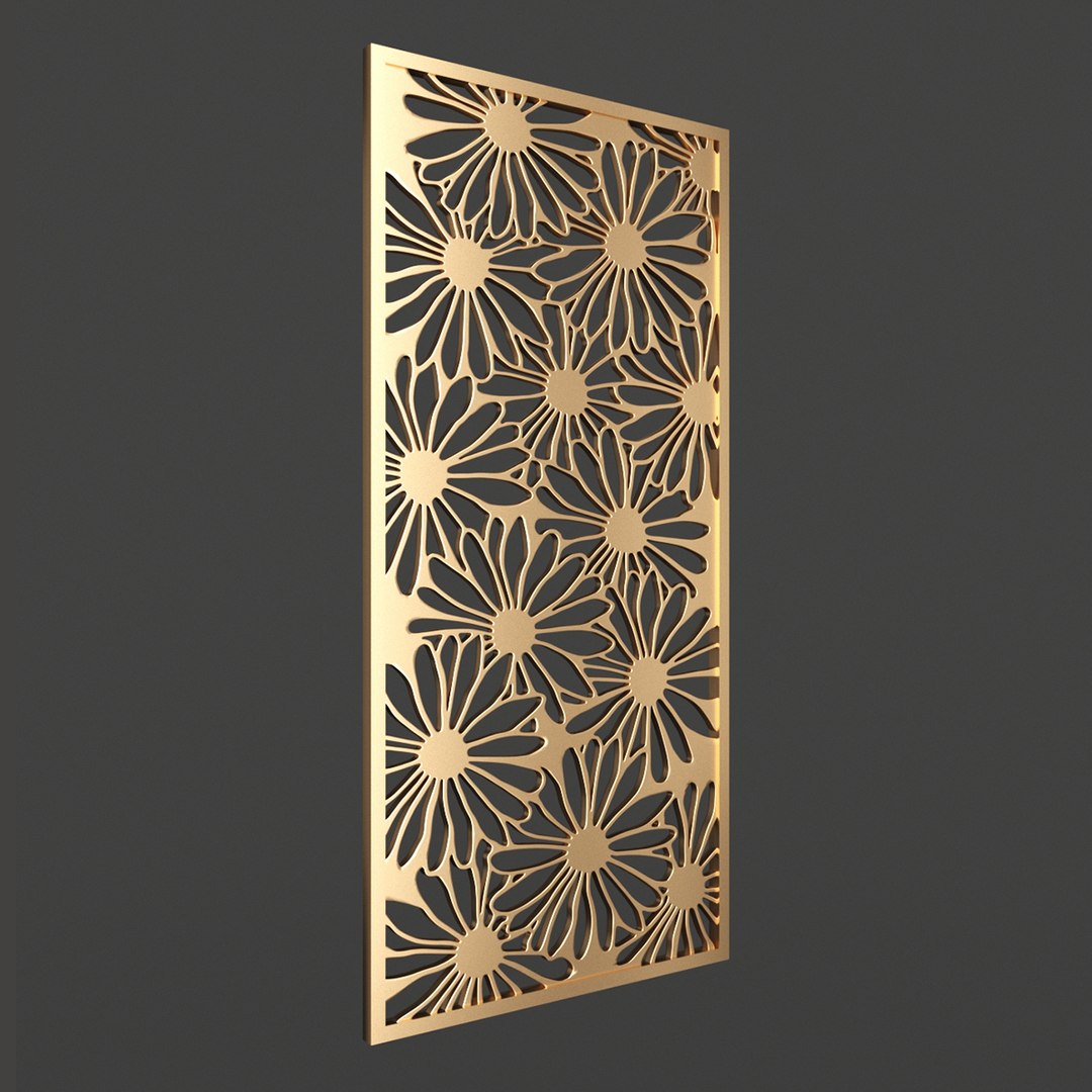 3D Decorative Panel Model - TurboSquid