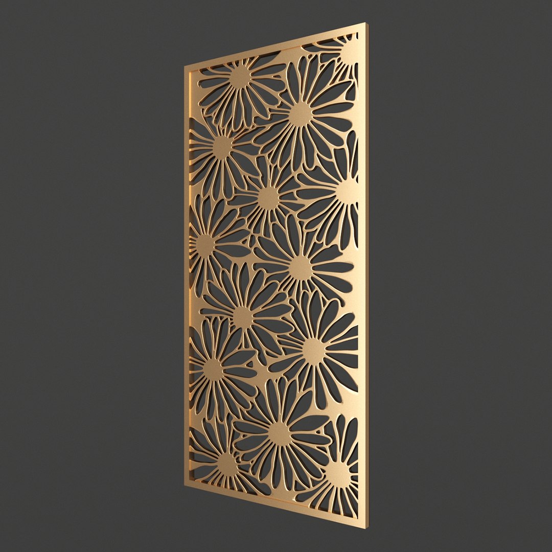 3D Decorative Panel Model - TurboSquid